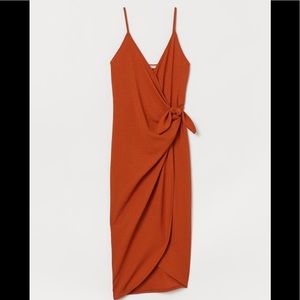 H&M Mock Wrap Dress